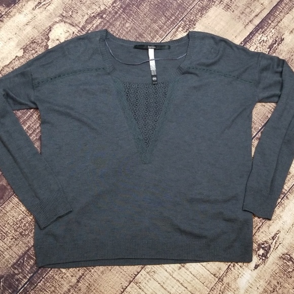 Kensie Sweaters - Kensie Cutout V-Neck Sweater